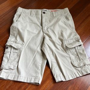 Cargo khaki shorts